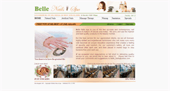 Desktop Screenshot of bellenailsspa.com